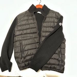 MONCLER Puffer Zip Up Cardigan